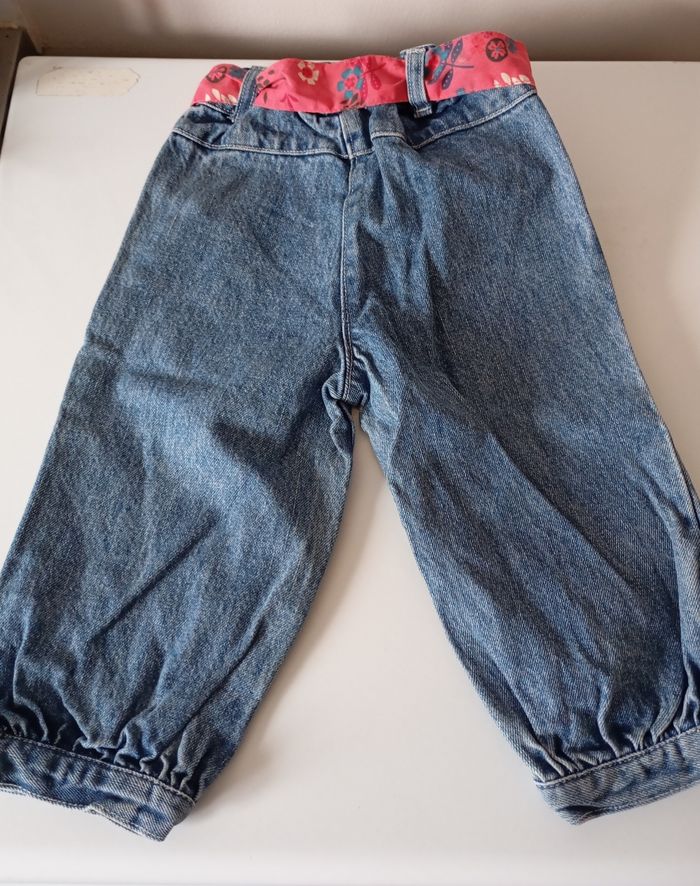 Ensemble pantacourt/pantalon jeans et tee-shirt manches . 36 mois/3 ans. Kimbaloo . Très bon état. - photo numéro 8