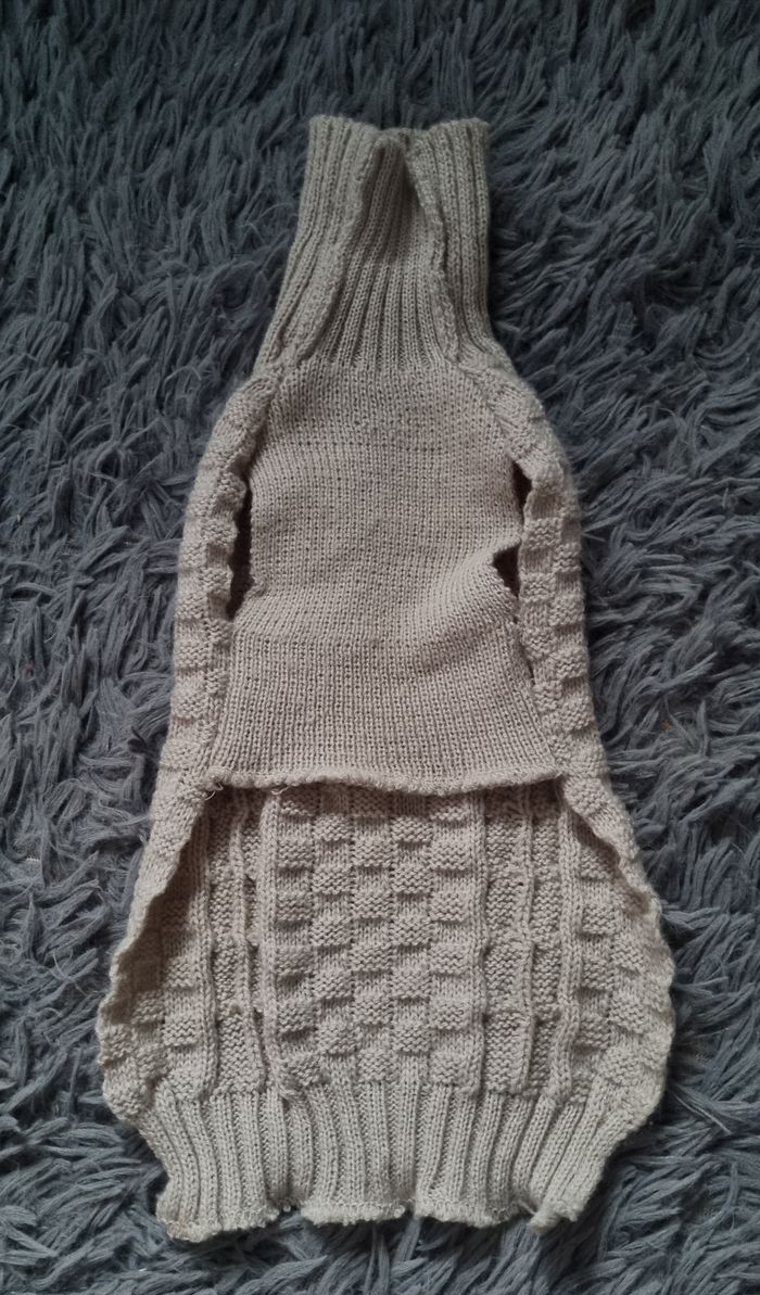 Pull tricot crème taille XS chien ou chat - photo numéro 2