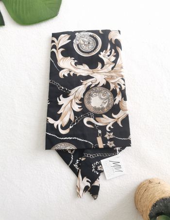 Bandana chimio en coton, turban Rivière MM Paris