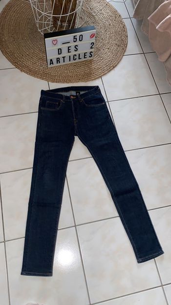 Jean bleu brute homme hm