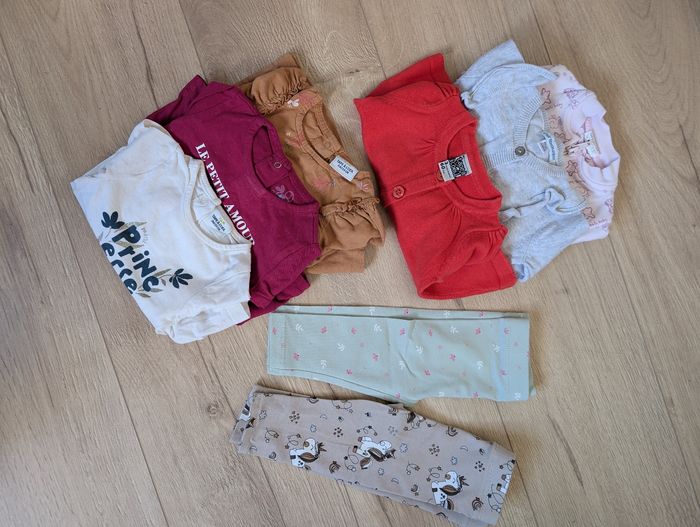 Lot 3 mois fille demi saison