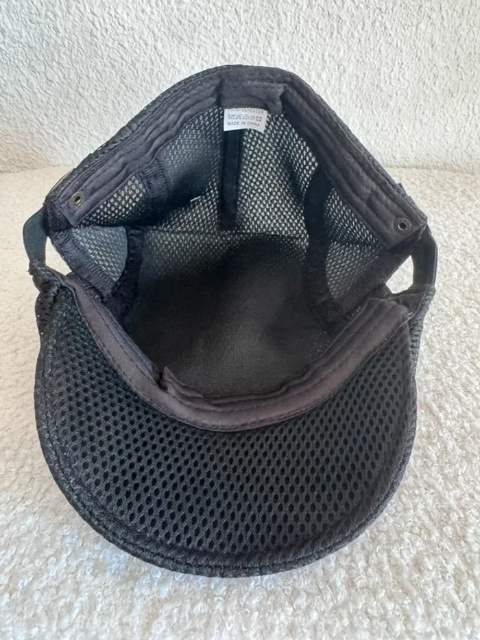 Casquette plate noire Babeyond – Style Vintage - Maille respirante – Taille réglable - photo numéro 5