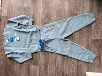 Ensemble Adidas Sweat et pantalons polaire - Ciel