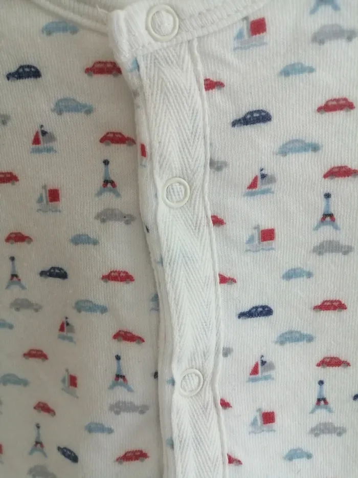 Brassière petit bateau blanc rouge - photo numéro 4