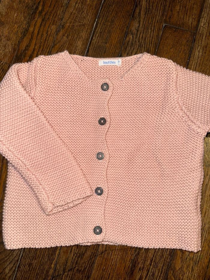 Gilet maille Bout’chou  9 mois - photo numéro 2
