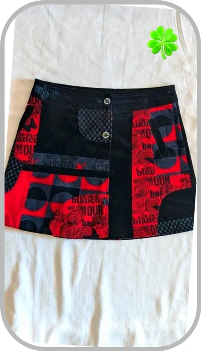 Jupe velours femme Desigual 38