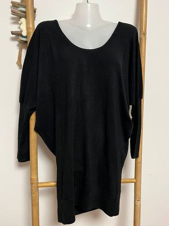 Pull tunique noir