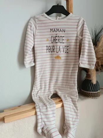 Pyjama à rayures Kiabi 18 mois
