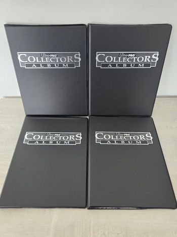 Lot de 4 portfolios Ultra Pro A4 180 Noir