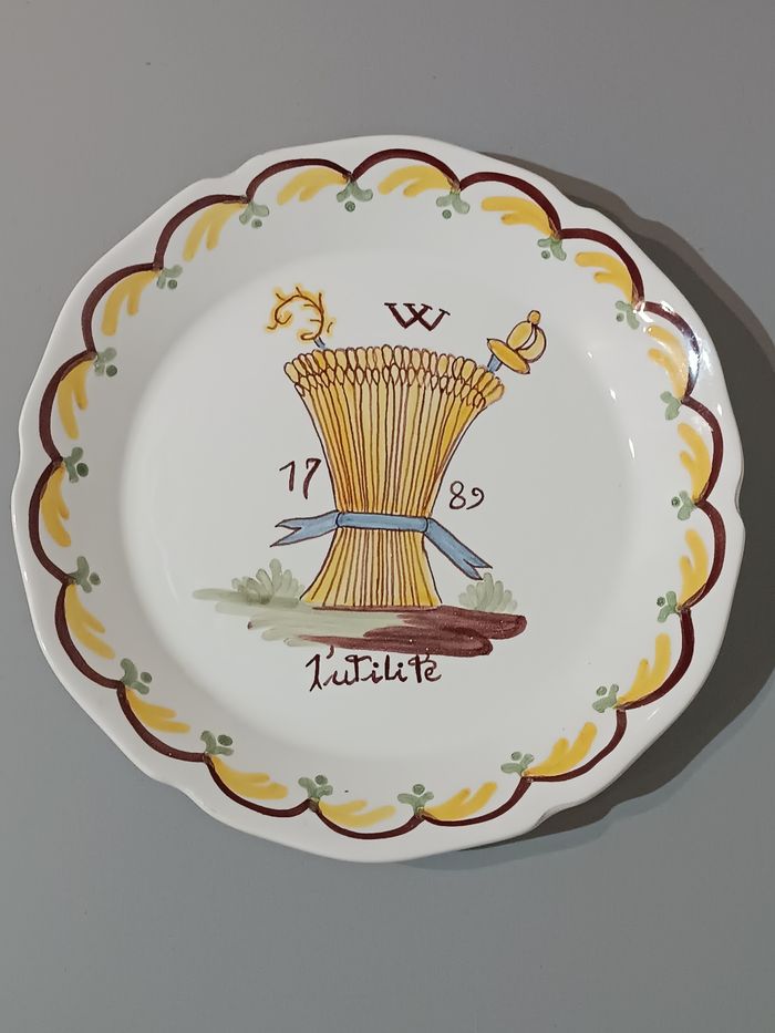 Assiette déco gerbe de blé - photo numéro 2