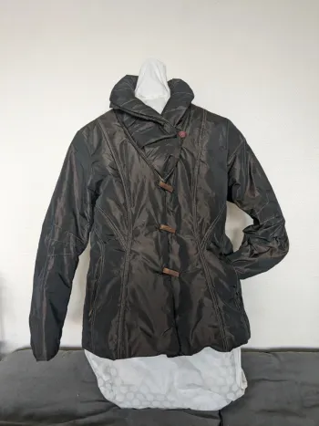 Doudoune Extenzo Paris sortie de collection - marron glacée - fabriquée en France.