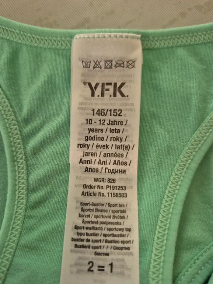 Lot de 2 brassières 10/12 ans - photo numéro 3