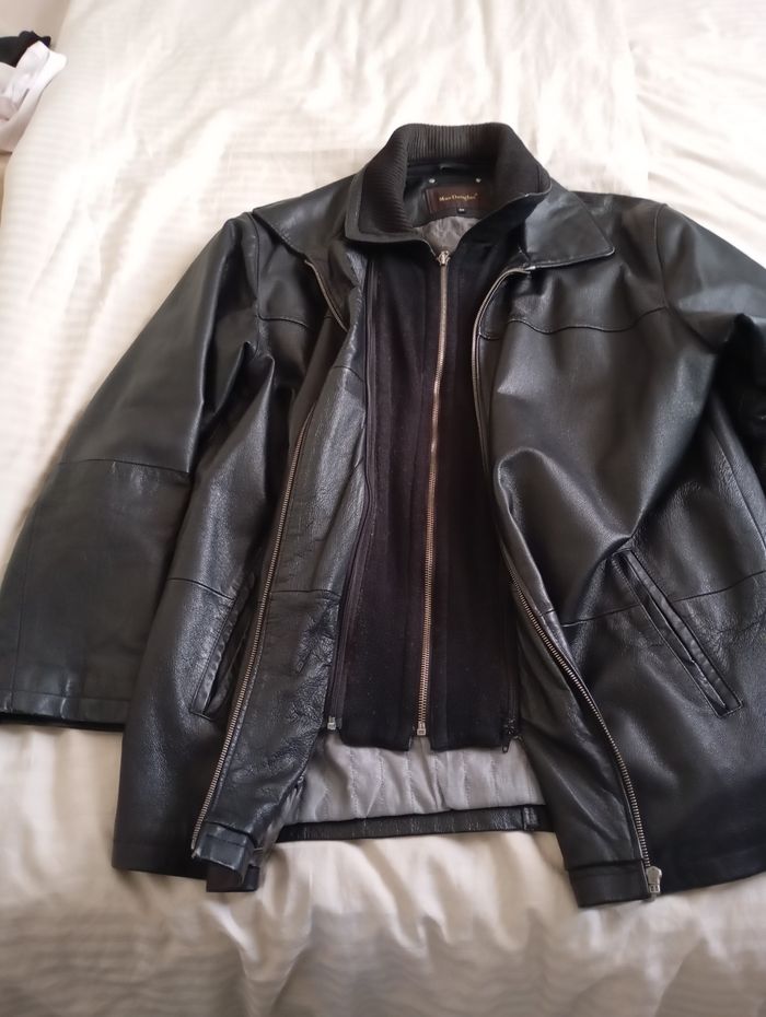 Veste en cuir mc douglas état irréprochable - photo numéro 2