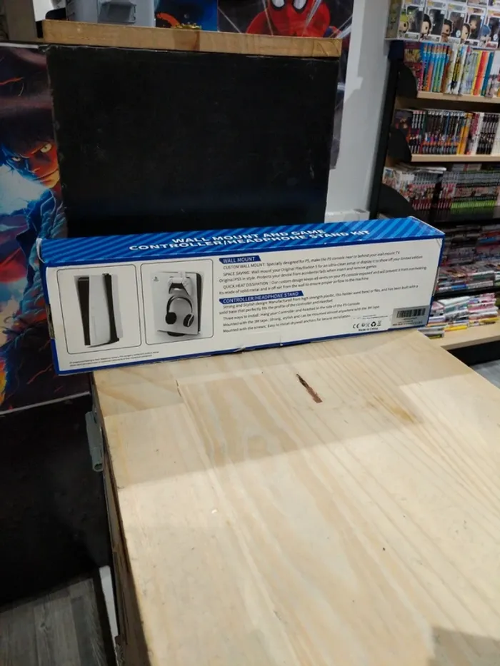 Kit mural + support manette & casque - PlayStation 5 - photo numéro 4