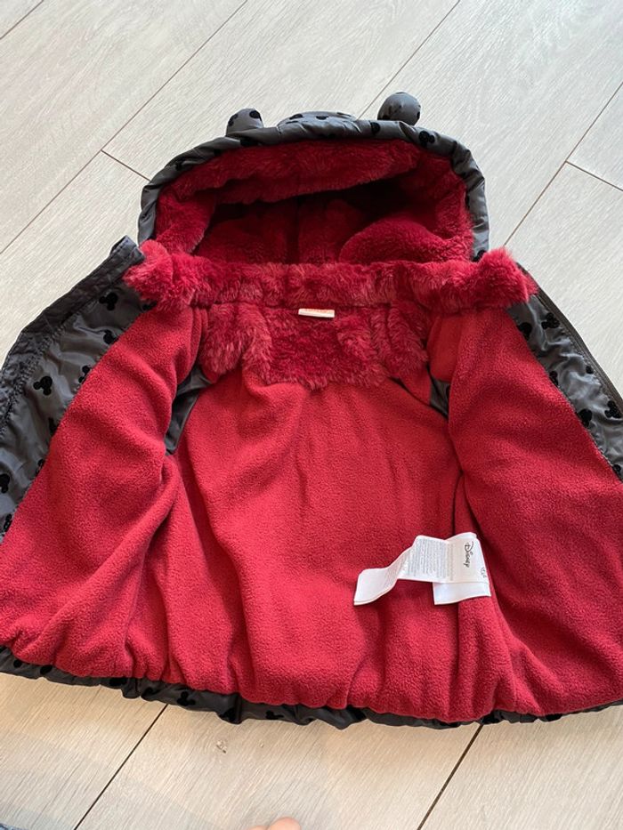 Manteau Minnie Mickey Disney 6 mois neuf Kiabi - photo numéro 5