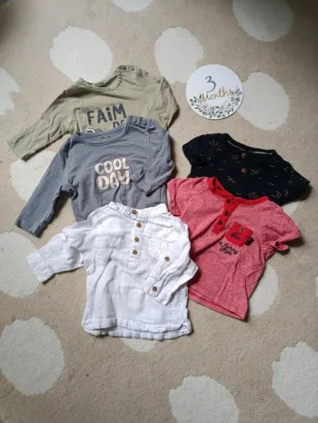 Lot t-shirt 3 mois