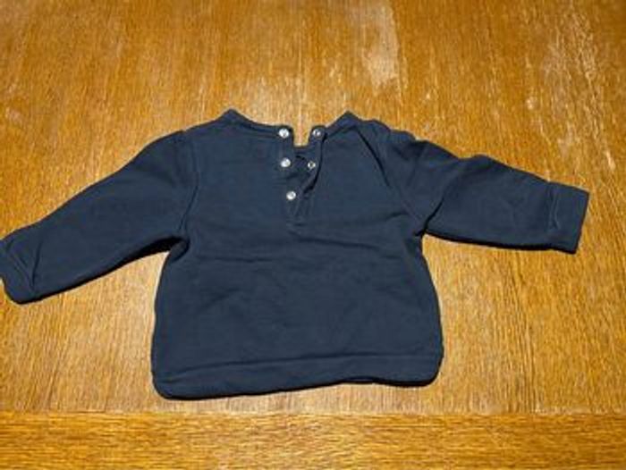 Pull marine bonjour bisous - photo numéro 3