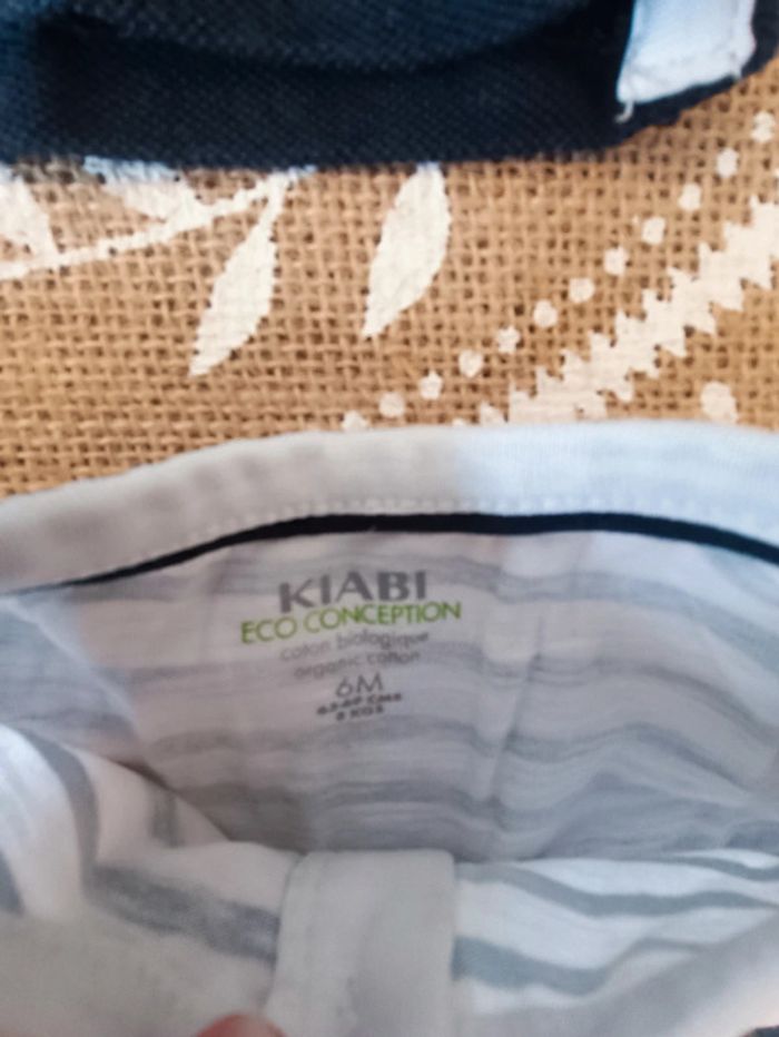 🐼 Lot tee-shirts Kiabi taille 6mois - photo numéro 4