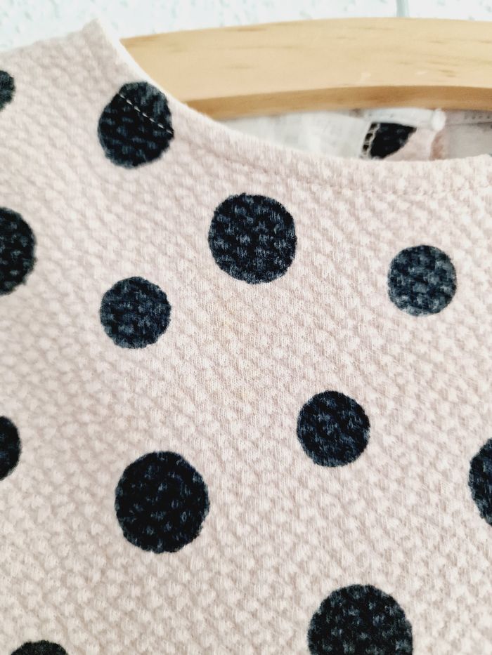 Zara - Robe manches courtes - Rose à pois noirs (2 ans) - photo numéro 5