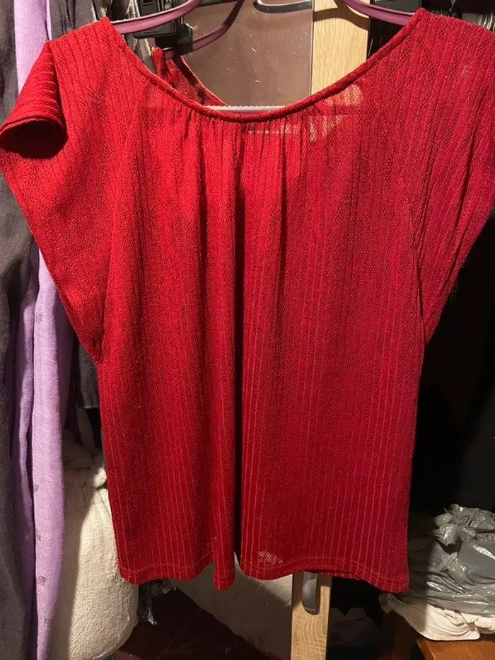 Top rouge mango - photo numéro 3