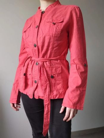 Magnifique veste rouge/rose Cache Cache taille M