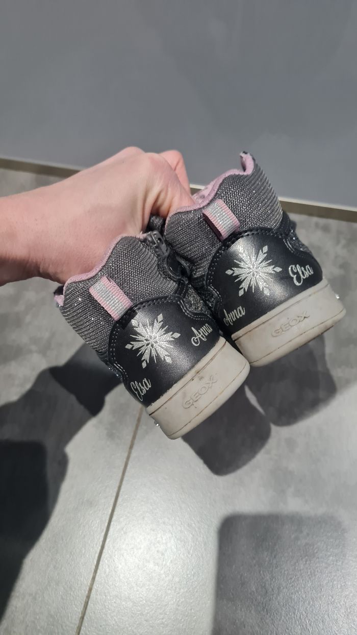 Paire baskets montantes geox la reine des neiges 25 - photo numéro 3