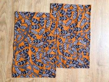 2 housses de coussin en coton thevenon 60x40