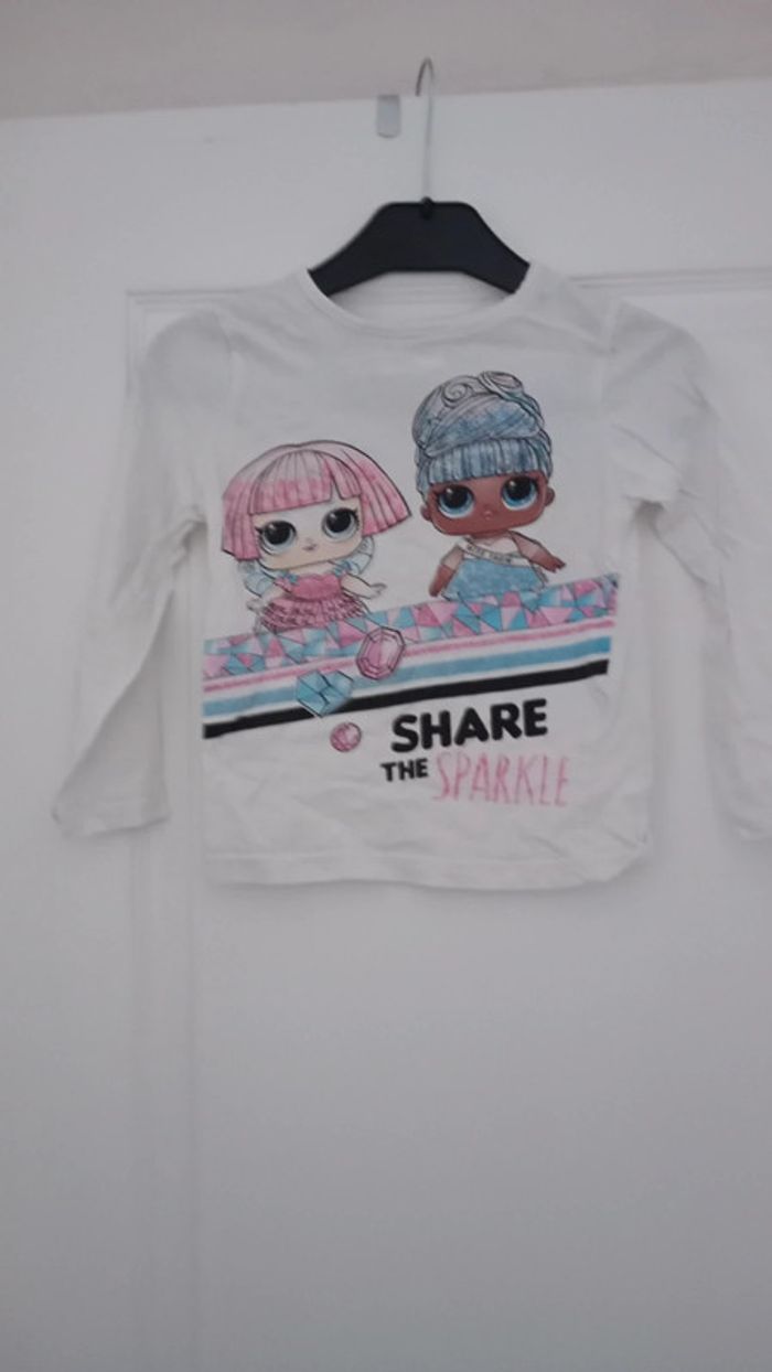 Tee-shirt poupee lol 6ans