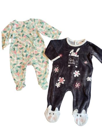 Lot pyjama bébé fille 3 mois