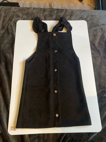 robe en velours, noir pour enfants, filles, hiver
