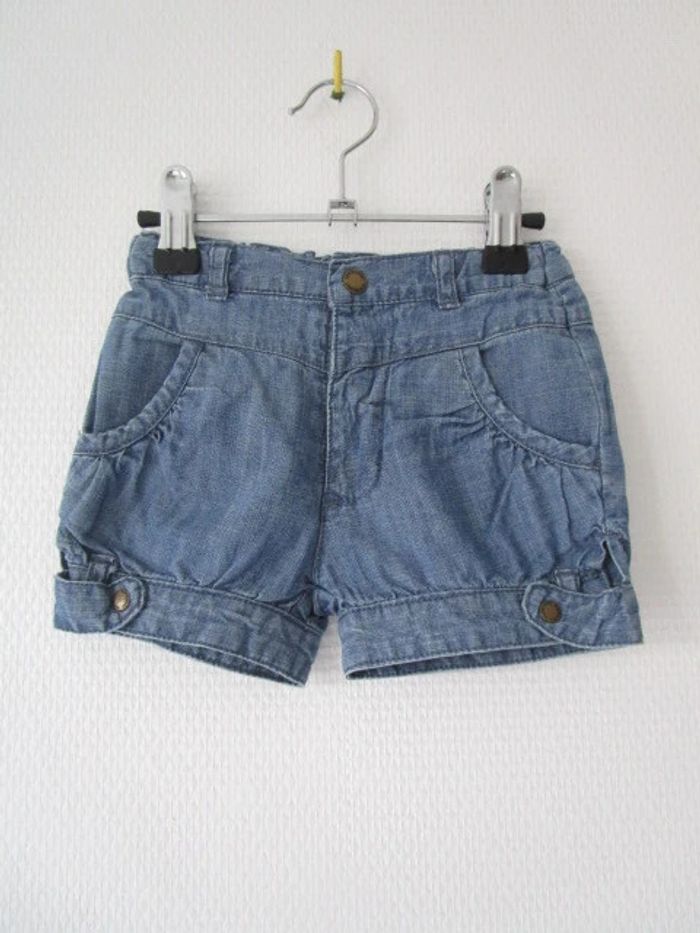 Short jean Verbaudet 12 mois TBE - photo numéro 2