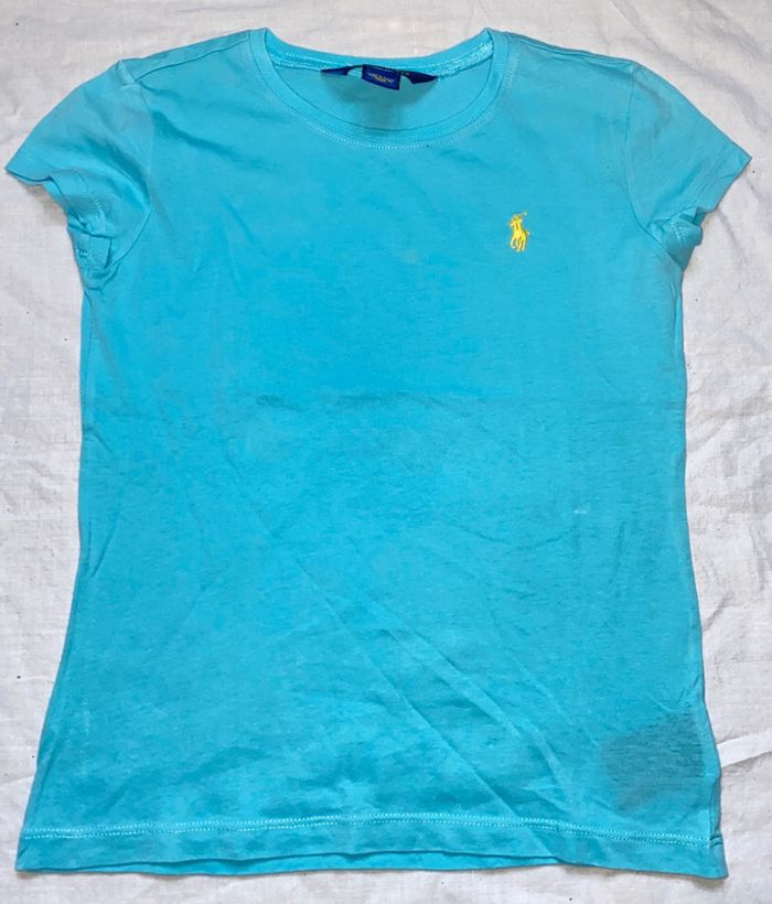 tshirt Ralph Lauren 7 ans une mino tache