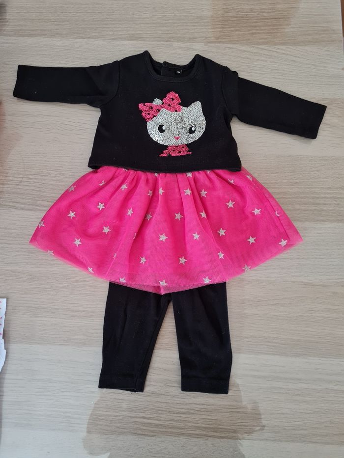 Ensemble fille 3 mois