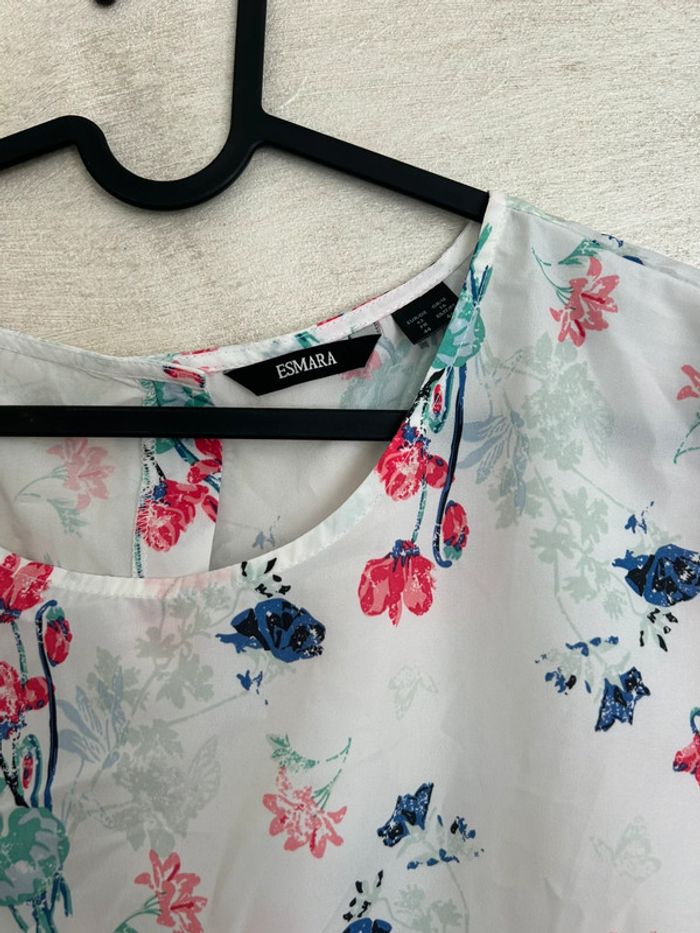 Débardeur à fleurs esmera Taille 42/44 - photo numéro 3