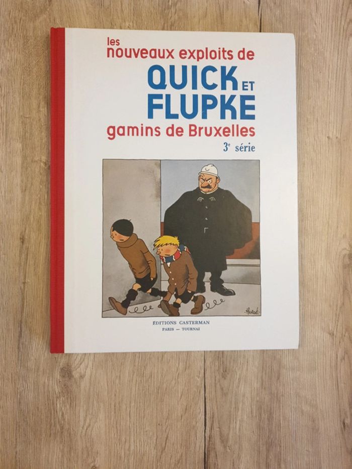 Bande dessinée Les nouveaux exploits de Quick et Flupke
