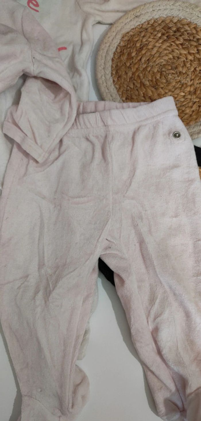 Lot pyjama hiver velours bébé fille printemps automne - photo numéro 8
