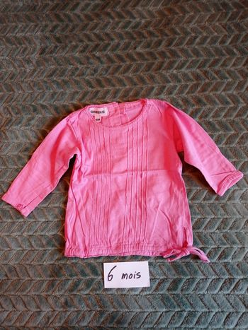T-shirt rose 6 mois
