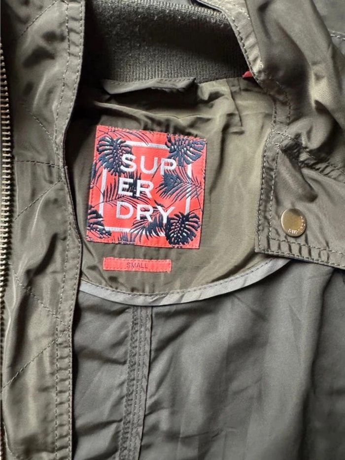 🧥 Parka Superdry Co – Kaki avec capuche - photo numéro 3