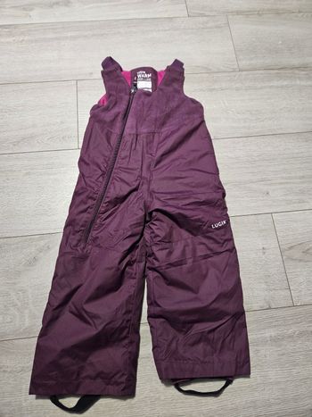 Combinaison de ski bordeaux 2/3 ans 89/95cm