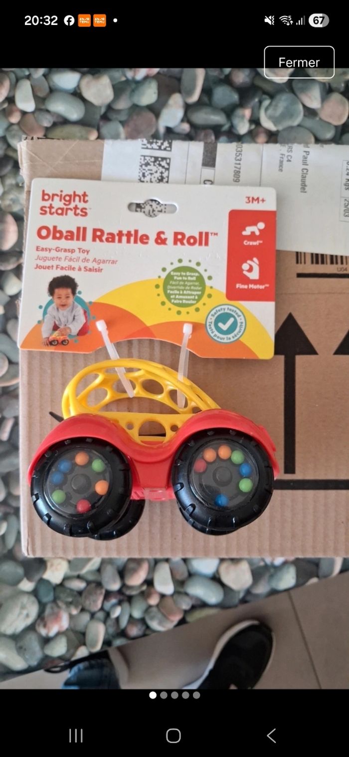 Voiture Oball Rattle & Roll - Bright Starts (Neuve) - photo numéro 1