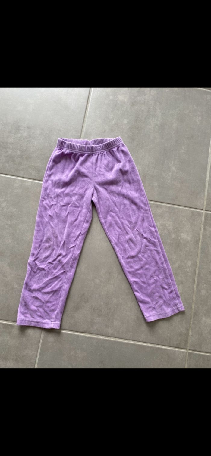 Bas de pyjama velours 6 ans - photo numéro 2