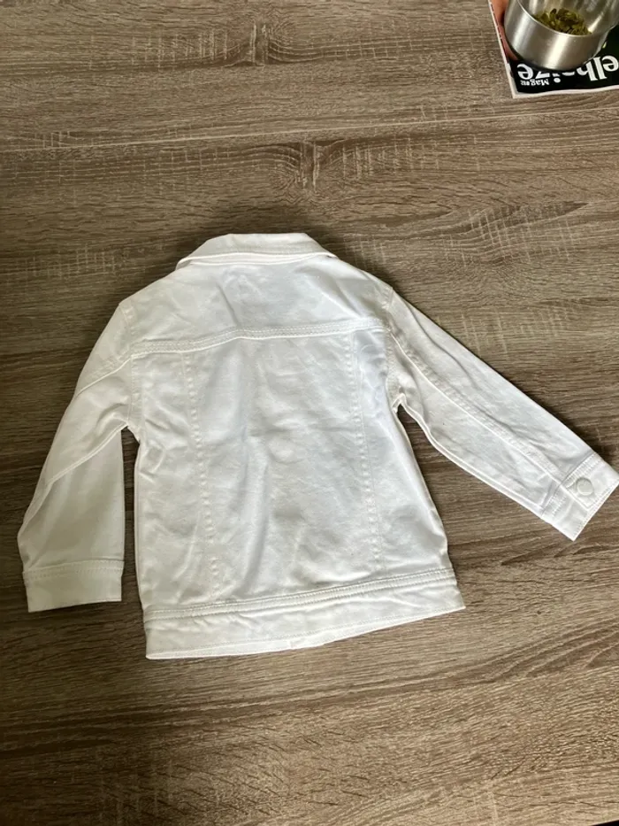 Veste en jeans blanche - photo numéro 2