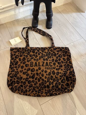 Sac cabas léopard tote bag balzac Paris 