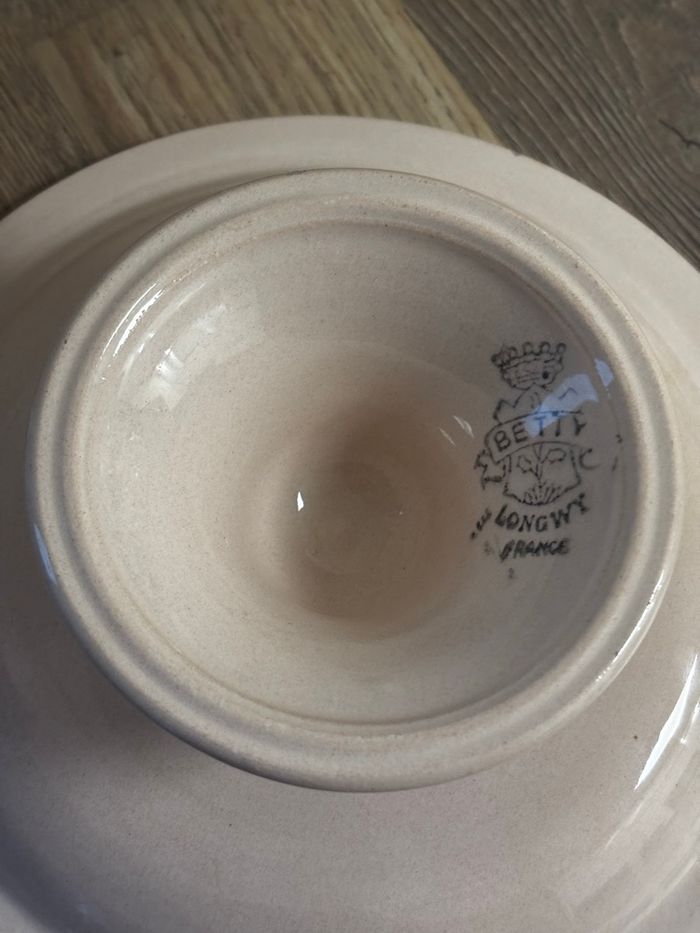 Vintage compotier Longwy Betty - photo numéro 2