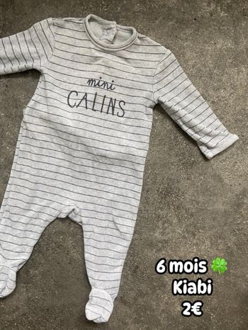 Pyjama 🍀 6 mois 🍀 Kiabi