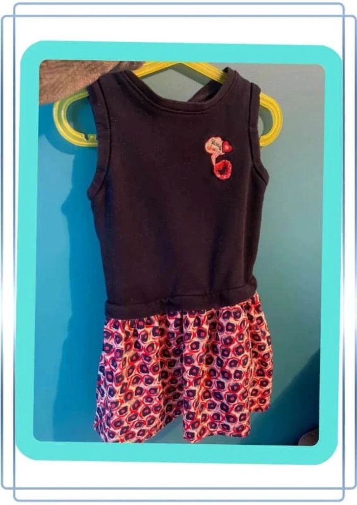 Belle robe bi matière 6 ans la compagnie des petits