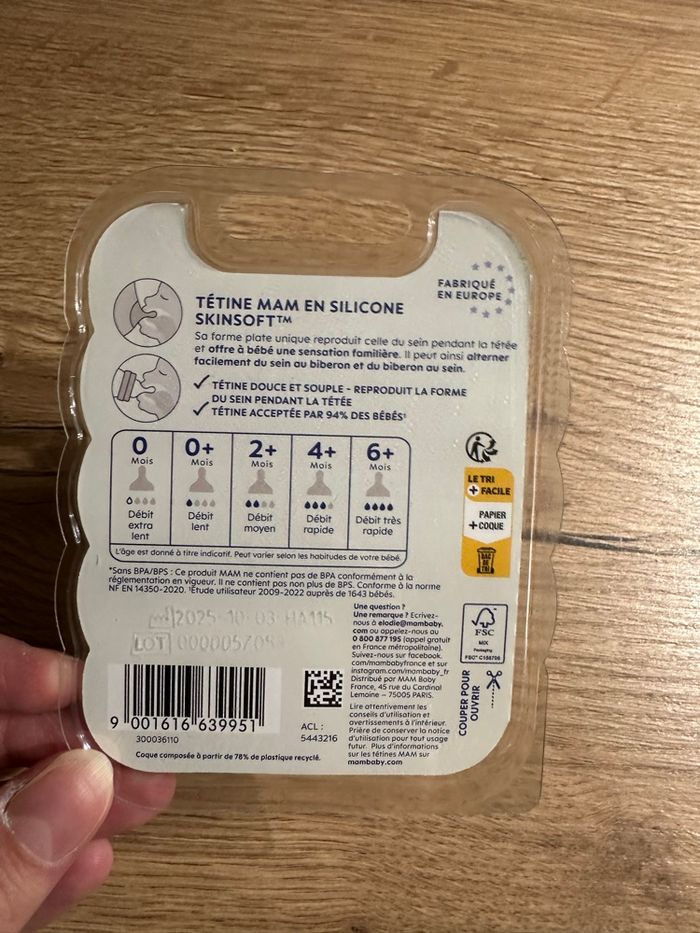 Tétines MAM débit 2 - photo numéro 2