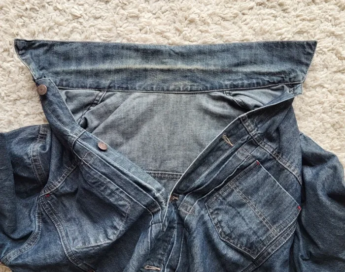 Veste en jean bleue foncée Dynam Taille 46 48 - photo numéro 15