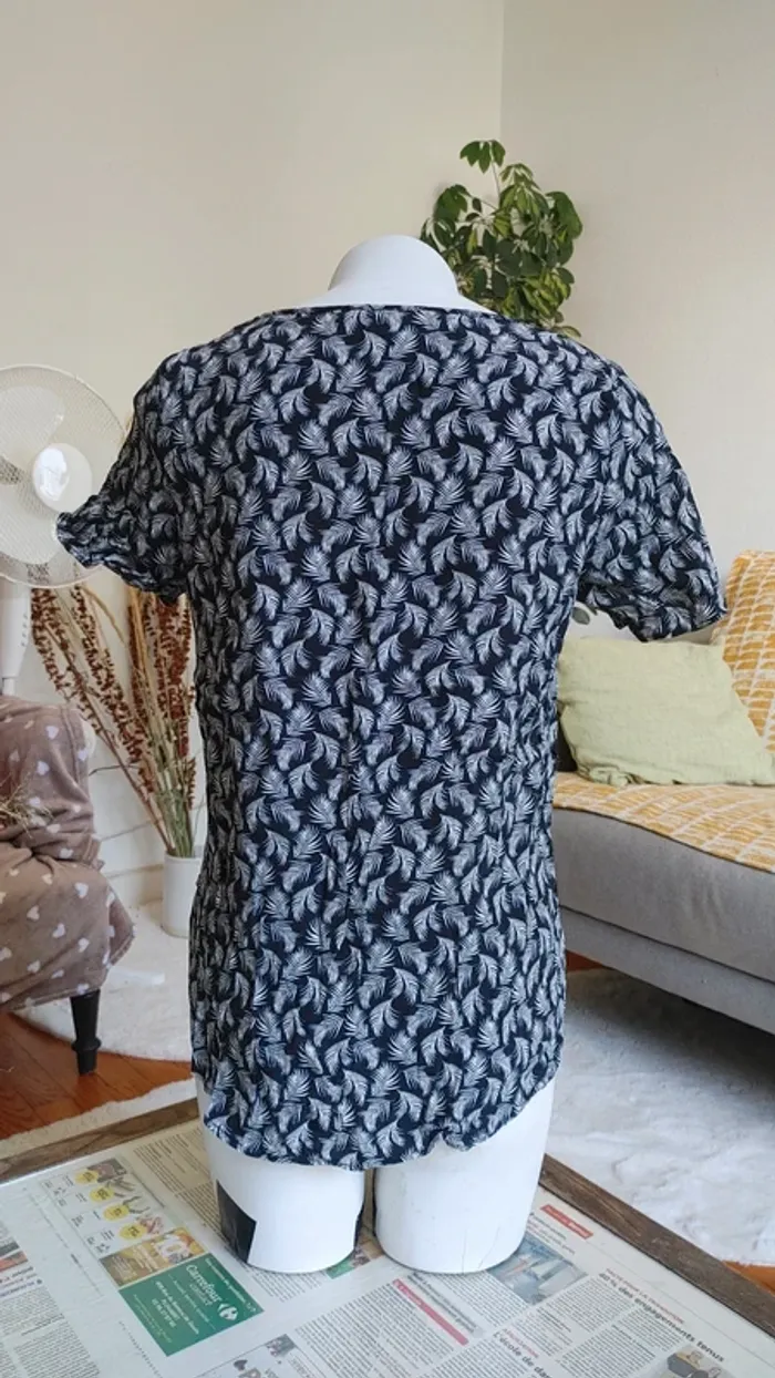 blouse manche courte plume viscose - photo numéro 4