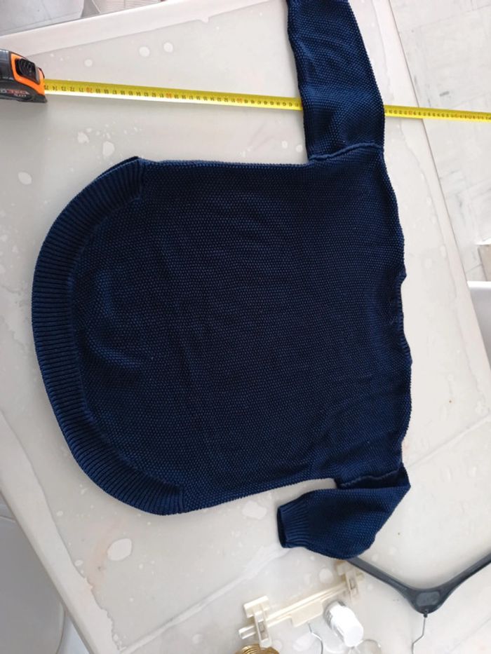 Pull en maille bleu marine Jennyfer L - photo numéro 8